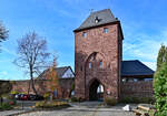 Nideggen - Zugang Zlpicher Tor und Stadtmauer - 29.10.2021