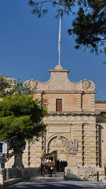 Das Main Gate ist der Hauptzugang zur ehemaligen Hauptstadt Mdina.