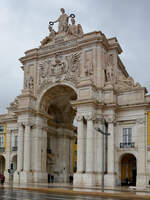 Der neoklassizistische Triumphbogen Arco da Rua Augusta wurde von 1873 bis 1875 erbaut.