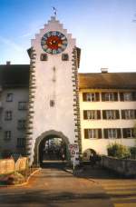 Stadttor in Steim am Rhein, Unterstadt, SCHWEIZ, Aufnahme vom Oktober 2000