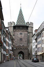 Das Spalentor, eines der drei erhaltenen Stadttore Basels.