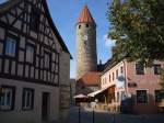 Gunzenhausen im Frnkischen Seenland,  der Frberturm,  Okt.2009