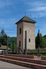 Klosterreichenbach, der Gefngnisturm aus dem Jahre 1564 war ursprnglich mit dem Klosterbau verbunden, Sept.2011