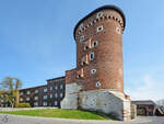 Der Sandomir-Turm der Burg Wawel.