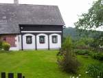 Umgebindehaus in Krompach, Lausitzer Gebirge, 2004