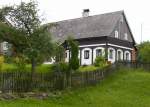 Umgebindehaus in Krompach, Lausitzer Gebirge, 2004