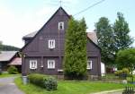 Umgebindehaus in Krompach, Lausitzer Gebirge