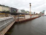 Hamburg am 4.8.2017: Neubau der Hochwasserschutzanlage am Hafentor östlich der Landungsbrücken /
