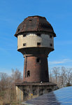 Wasserturm am Bahnhof Gsten im Mrz 2014