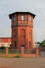 Wasserturm am Bahnhof Torgau im Juni 2014