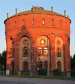 Der Zittauer Wasserturm in der Abendsonne im Juli 2015