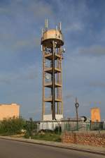 Wasserturm in Santany(Mallorca)im April 2015