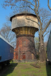 Wasserturm des ehem.Bahnbetriebswerkes Aschersleben im Mrz 2014