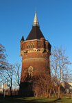 Der(neue)Wasserturm am Dessauer Lutherplatz im Mrz 2014.