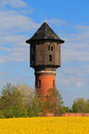 Wasserturm des ehem.Bleicherdewerkes in Stafurt im Mai 2015