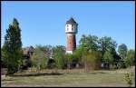 Der ehemalige Wasserturm am Hbf Neustrelitz.