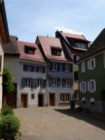 Kenzingen, Blick in die Schwalbenstrae mit Wohnbauten aus dem 18.