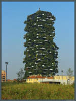 Die begrnten Hochhuser  Bosco Verticale  zhlen zu den ungewhnlichsten Wohnhusern Mailands.