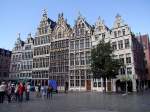 Zunfthäuser am Grote-Markt in Antwerpen;100830 