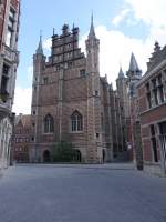 Antwerpen, Gildehaus Vleeshuis, erbaut von 1504 bis 1504 durch Herman de Waghemakere (28.04.2015)