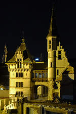 Die Stadtburg  Het Steen  Ende Juli 2018 in Antwerpen.