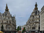 Blick in die historische Innenstadt von Antwerpen.