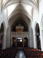 Tervuren, Sint Jan Kirche, Orgelempore und Lettner von 1517 der Gebrder Keldermans (27.04.2015)