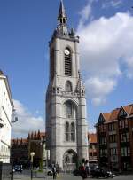 Belfried von Tournai, erbaut um 1200, älteste Belfried von Belgien (30.06.2014)