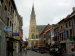 Sint-Truiden, sptgotische Liebfrauenkirche mit neogotischem Kirchturm (04.07.2014)