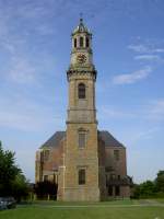 Ninove, Maria Himmelfahrt Kirche, erbaut von 1716 bis 1727 durch Abt Vander Haeghen (04.07.2014)