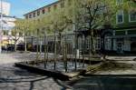 Kaiserslautern, der Rhrenbrunnen auf dem Schillerplatz, April 2011