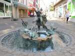 Entenbrunnen in Koblenz, wurde 1979 von Edith Peres Lethmate geschaffen; 120822