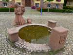 Walke, der Brunnen vor dem Rathaus, Aug.2013