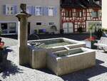 Stein am Rhein, Brunnenanlage am Fronhof, von 1841, Sept.2026