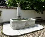 Riehen, historischer Brunnen im Innenhof des Alten Wettsteinhauses, Juni 2015