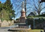 Marienstatue an der Rheinuferpromenade in Unkel - 23.03.2011