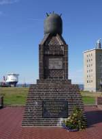 Minensucher-Denkmal; Nordseebad Cuxhaven, 13.08.2011  