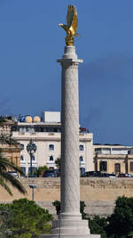 Das Malta Memorial ist der Commonwealth-Besatzung im Zweiten Weltkrieg gewidmet.