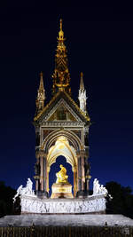 Das Albert Memorial wurde in den Jahren von 1864 bis 1875 im neugotischen Stil errichtet.