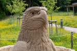 Sandskulptur im Naturerbe Zentrum Prora.