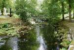 Bad Wildbad, der Kurpark erstreckt sich beidseitig der Enz �ber die Stadtgrenze hinaus, Sept.2026