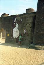 Kletterwand fr die jngere Generation im Landschaftspark Duisburg Nord