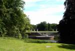 Putbus, Blick in den Schlopark, Juli 2006