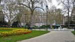 Russel Sqaure Gardens in Bloomsbury, London.