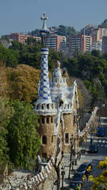 Der Park Gell in Barcelona wurde von 1900 bis 1914 erschaffen.