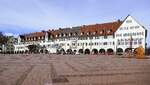 Freudenstadt, Arkadenhuser an der Nordseite des Marktplatzes, Nov.2025