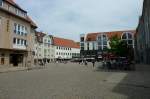 Halberstadt, Blick über den neugestalteten Marktplatz, Mai 2012