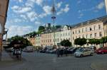 Bad Lobenstein, der Marktplatz, Mai 2012 