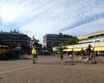 Lrrach, Blick ber den Bahnhofsplatz, Sept.2014