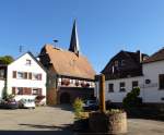 Drrenbach, Blick ber den Rathausplatz, Sept.2015